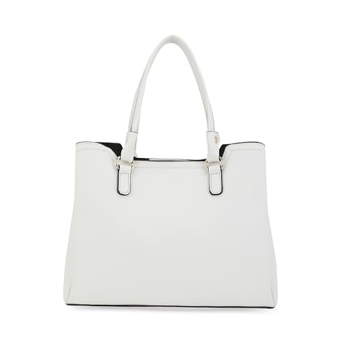 Lavie Luxe Women's Azura Medium 3 compartment Satchel Bag for Women | Satchel Handbag for Work | Ladies purse | Stylish Shoulder Bag | Gift for Women