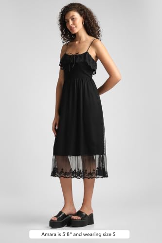 American Eagle Ruffled Midi Dress