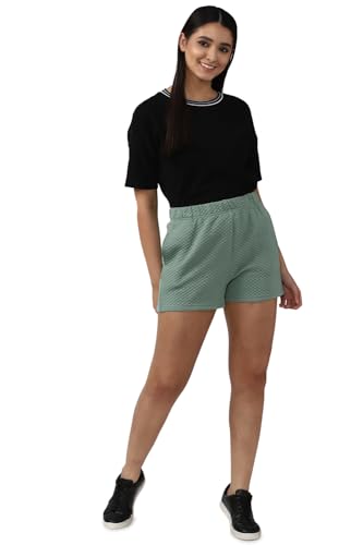 FOREVER 21 women's Boyfriend Shorts (599461_Green