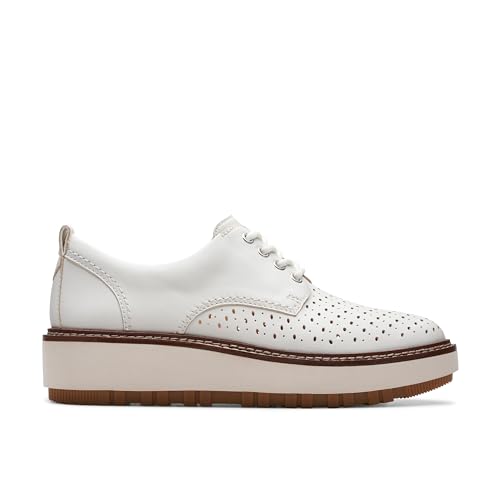 Clarks OriannaW Move Off White Lea