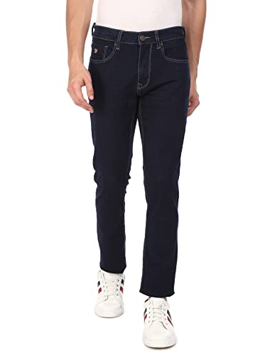 U.S. POLO ASSN. USPOLO Men's Slim Fit Jeans (UDJC0039_Blue_30W x 33L)