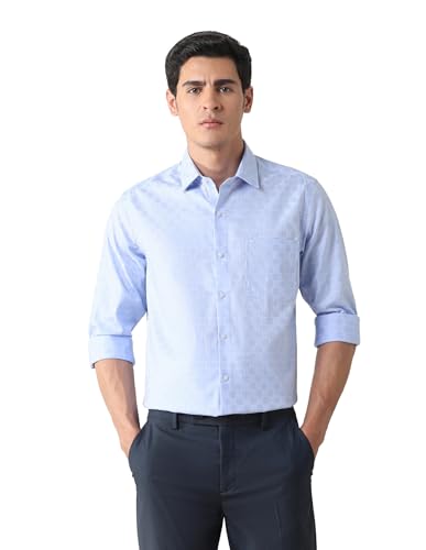 Arrow Men's Slim Fit Shirt (ARAJSH0221_Blue