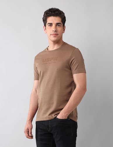 U.S. POLO ASSN. Denim Co. Men's Brand Embossed Black Label T-Shirt