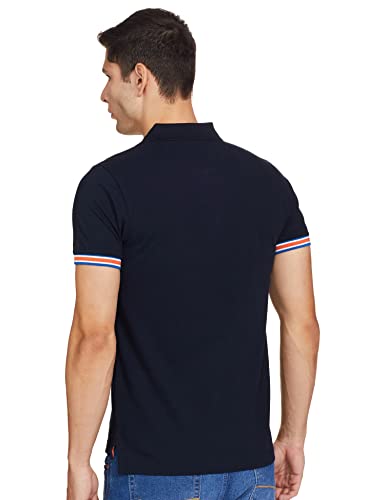 U.S. POLO ASSN. Men's Slim Fit T-Shirt (USTSH1124_Navy L)