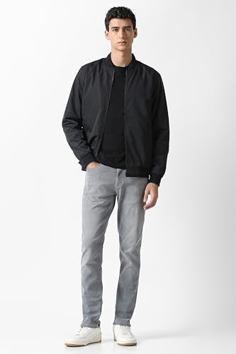 Men Grey Light Wash Jeans