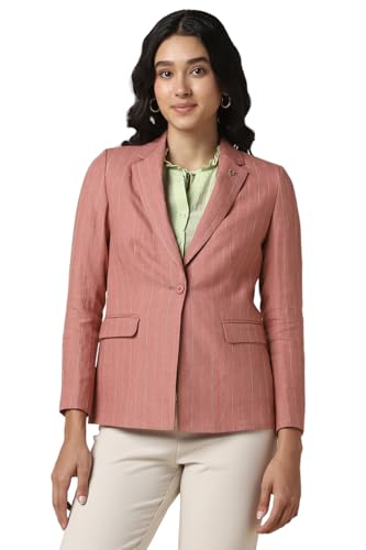 Allen Solly Women's Blazer (AHBZERGP041981_Pink