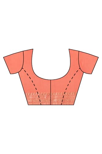 Taneira Light Pink Woven Pure Viscose SareeWith Unstitched Blouse(SAPP03AE2715-Light Pink)
