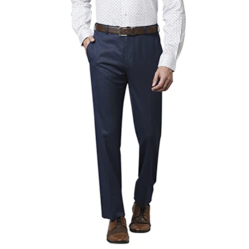 Raymond Dark Blue Trouser (Size: 38)-RMTX04373-B8