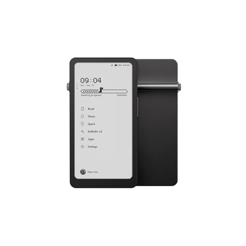 Durobo Krono – 6.13" Smart ePaper Focus Hub, 300 PPI 6G 128G Paper Tablet, with Smart Dial – an e-Reader, idea Keeper, and Audio Player All in one
