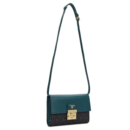Da Milano Leather Sling Bag for Women - Black (LSB-02512)