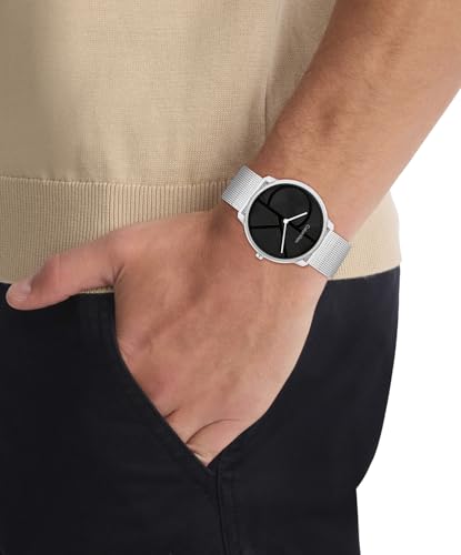Calvin Klein Ck Iconic Qtz Basic Slim Black Round Dial Unisex's Watch- 25300012