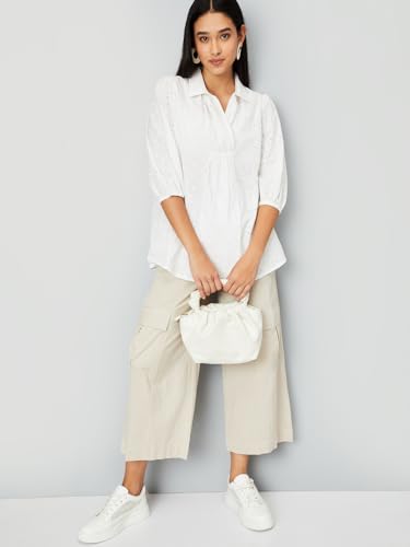 Max Women's Regular Fit Tunic (ET54008C_White