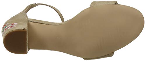 ELLE Women Beige Fashion Sandals-4 UK/India (37 EU) (292-31)