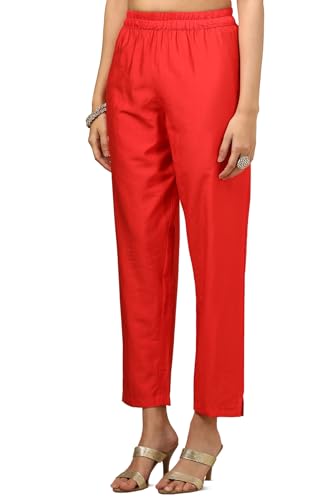 Soch Women Orange Brocade Ethnic Motifs Suit Set with Faux Mirror And Sequins