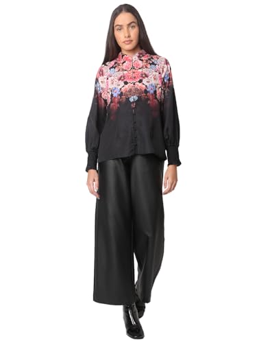 VERO MODA Women's Regular Fit Black Top