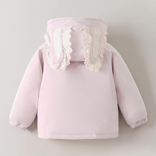 Hopscotch Girls Lilac Full Sleeves Animal Applique Lace Jacket For Age (3-4 Years)