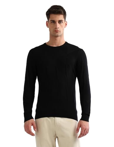 Arrow Men's Regular Fit Textured Sweater