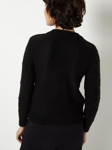 Max Women Knit Sweater (Black_S)