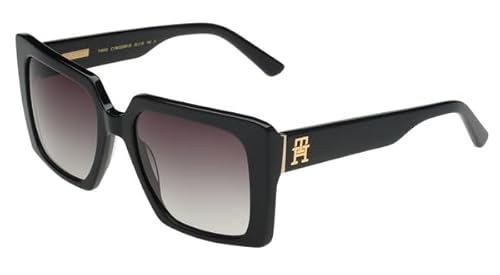Tommy Hilfiger Women's Special Edition Black Square Sunglasses