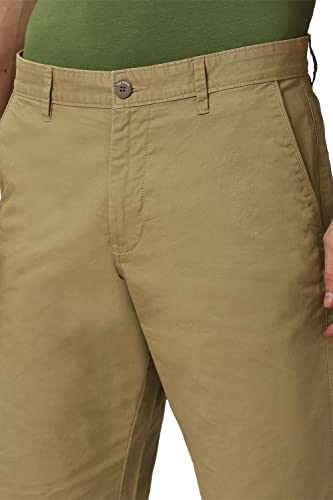 Van Heusen Men's Chino Shorts (VSSRWRGFP64304_Khaki_3XL)