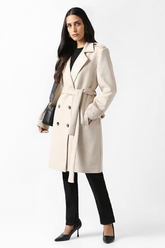 Women Beige Solid Casual Jacket