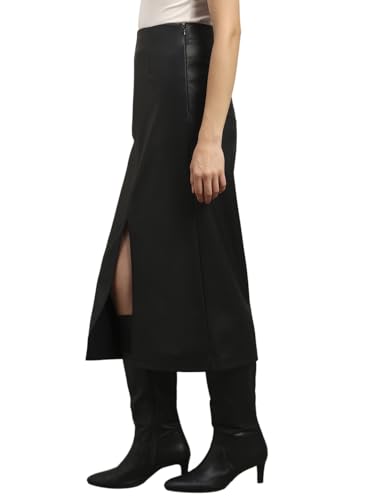 VERO MODA Women's Below Knee Skirt Black