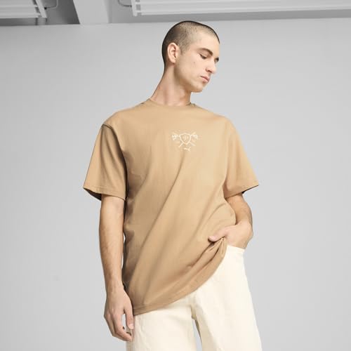 Puma Men's Oversized Fit T-Shirt (630269_Warm Beige