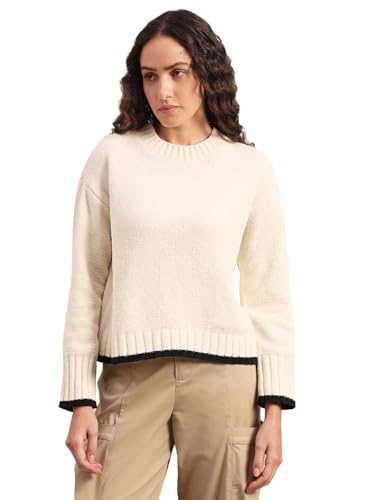 VERO MODA Womens Polyester Round Neck Sweater