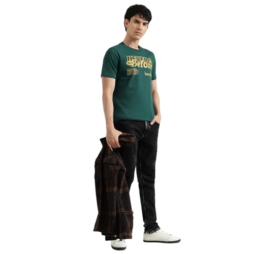 United Colors of Benetton Men's Slim Tapered Fit Jeans (25A4LOJE1439I901_Black