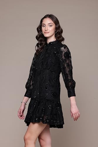 Label RITU KUMAR Black Molly Shift Dress