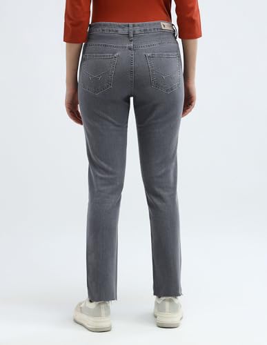 U.S. POLO ASSN. Women's Slim Jeans (UWAW24JEN283 Medium Grey