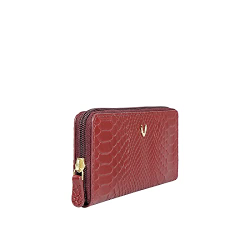 Hidesign Women's Cotton Ee Angara Wii Rf Medium Marsala Zip Around (Wallet)