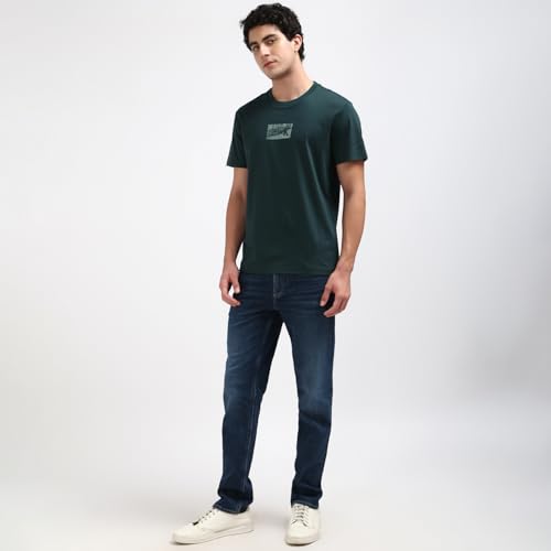 Calvin Klein Men Green Color T-Shirt (S)