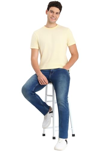 Allen Solly Men Navy Slim Fit Light Wash Jeans