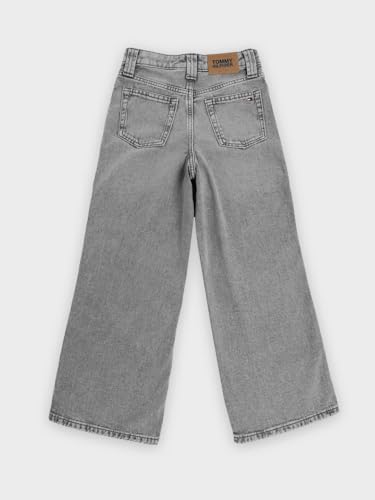 Tommy Hilfiger Girl's Loose Jeans (F25KGDB001_Grey_9-10Y)