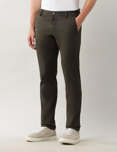 Arrow Sports Mens Olive Pants_ASAETRO2971_34