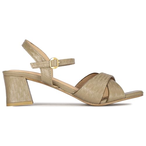 BATA Women's VERNA SANDAL E Beige 7 Kids UK (6618018)