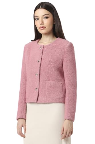 Van Heusen Women's A-Line Coat (VWJKURGFL56206_Pink