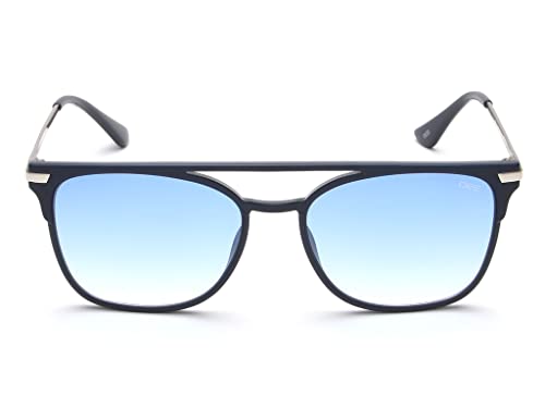 IDEE 100% UV protected sunglasses for Men | Size- Medium | Shape- Square | Model- IDS2686C3SG (Matt Blue-Shiny Blue-Shiny Silver)