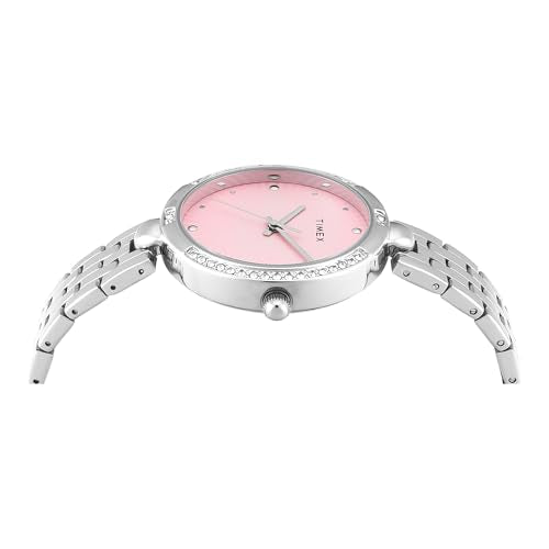 TIMEX Pink Round Dial Analog Women's Watch - TWEL22600