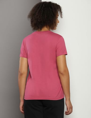 Tommy Hilfiger Womens Pink Color T-Shirt (S)