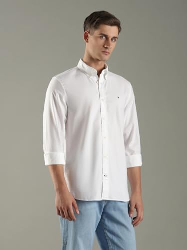Solid Regular Fit Cotton Shirt