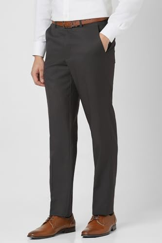 Van Heusen Men's Regular Work Utility Pants (VHTFWCFPU30669_Grey