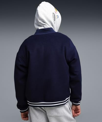 Puma, Men, Sticker Pack Varsity Jacket, Navy, XL, (63283201)