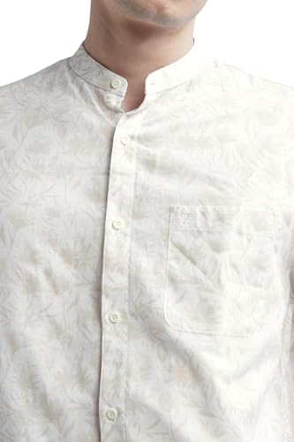 Peter England Men's Slim Fit Shirt (PCSFLSLPB69331_White