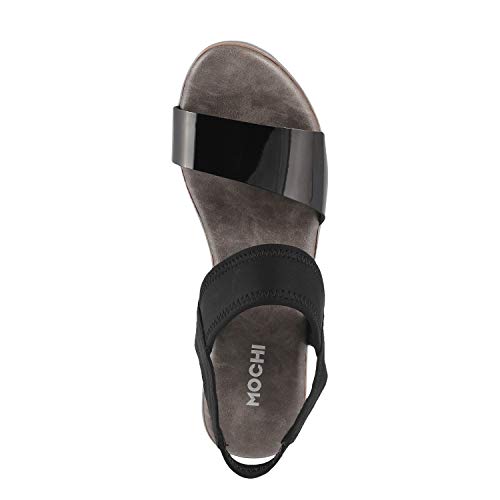 Mochi Women's Black Outdoor Sandals-6 UK (39 EU) (33-9815)
