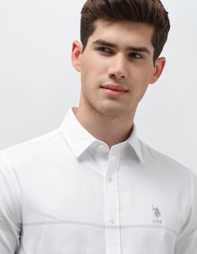 U.S.Polo Association Men's Twill Regular Fit Shirt