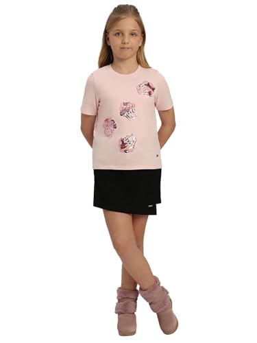 VERO MODA Girl Regular Fit Pink Tshirt