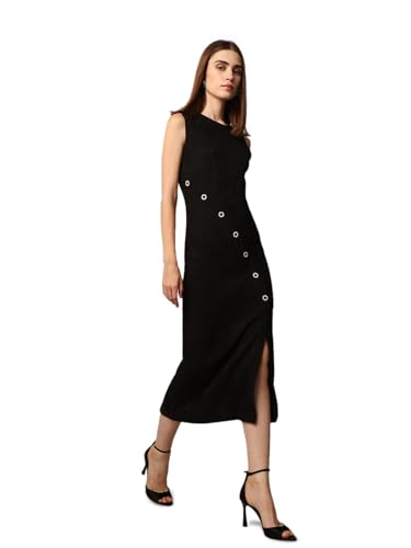 ONLY Women's Regular Fit Black Dress