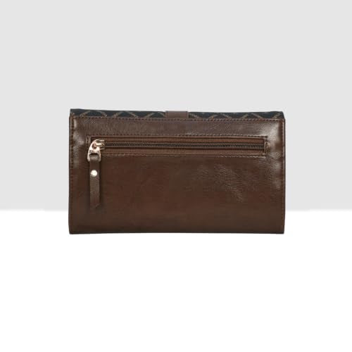 ESBEDA Brown Color Premium Flap Wallet for Women